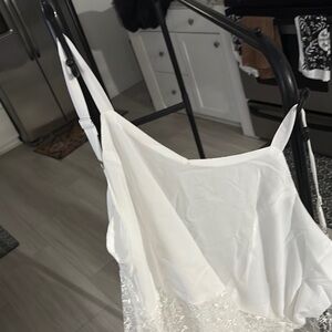 Elegant White Lace Romper